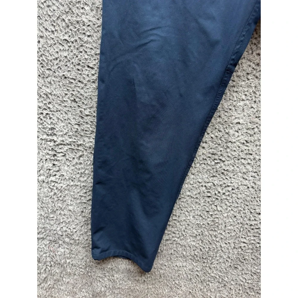 Lululemon Slim Fit Warpstreme ABC Chino Pants Trousers True Navy Mens Size 36